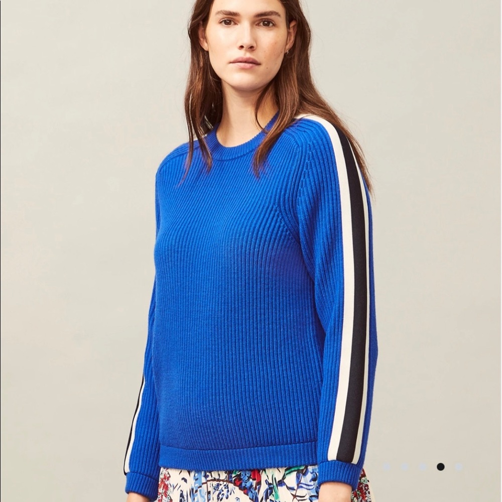 Tory Burch Blue Val Sweater